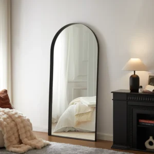 Contoured Frame Arch Floor Mirror