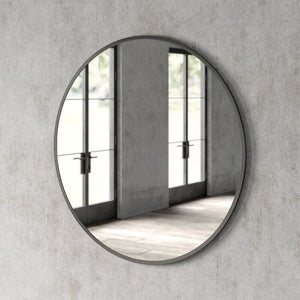 O Wall Mirror - Black - Image 2