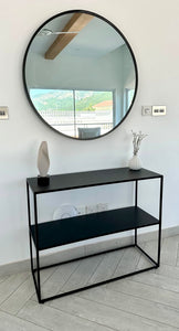 O Wall Mirror - Black - Image 4